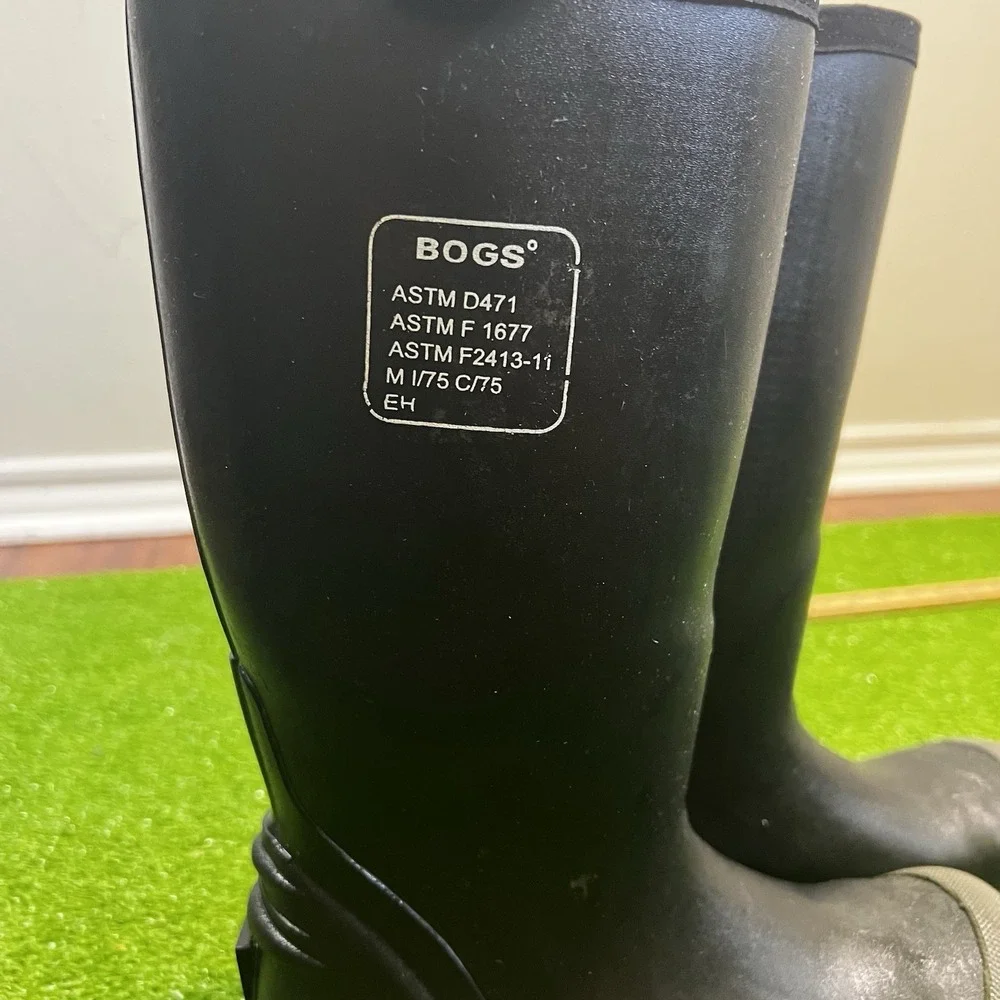 Bogs Boots‎ Mens SZ (4) Womens. (2.5) Food Pro High Rubber Work Boot EUC
